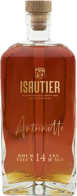 Bouteille de spiritueux : Antoinette Rhum Vieux 14 Ans d'Âge de la marque Isautier