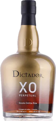 Bouteille de spiritueux : XO Perpetual de la marque Dictador