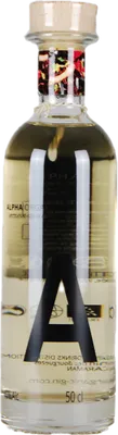 Bouteille de spiritueux : Quintessence de la marque Alpha Organic Gin