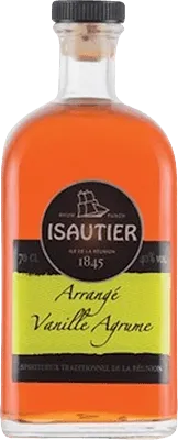 Bouteille de spiritueux : Arrangé Vanille Agrume de la marque Isautier