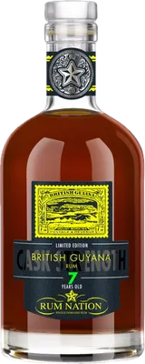 Bouteille de spiritueux : British Guyana 7 Years Old 2020 de la marque Rum Nation