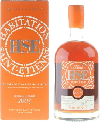 Bouteille de spiritueux : HSE Extra Vieux Small Cask de la marque Distillerie du Simon