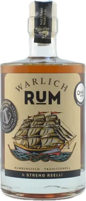 Bouteille de spiritueux : Rum de la marque Warlich