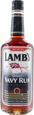 Bouteille de spiritueux : Navy Rum de la marque Alfred Lamb's