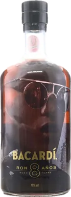 Bouteille de spiritueux : Ron 8 Años The Dean Collection de la marque Bacardi
