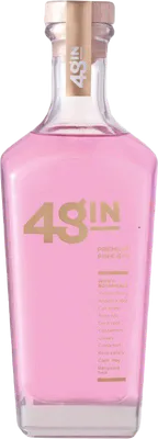 Bouteille de spiritueux : Premium Pink Gin de la marque 48 Gin