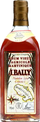 Bouteille de spiritueux : Plantation Lajus du Carbet de la marque J. Bally