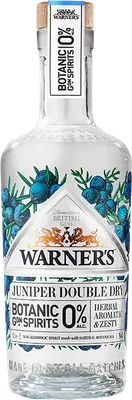 Bouteille de spiritueux : Juniper Double Dry de la marque Warner's