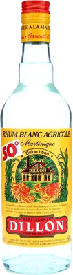 Bouteille de spiritueux : Blanc Agricole 1990s 50° de la marque Dillon