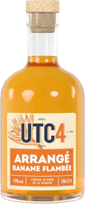 Bouteille de spiritueux : Arrangé Banane Flambée 35° de la marque UTC4
