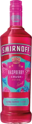 Bouteille de spiritueux : Raspberry Crush de la marque Smirnoff