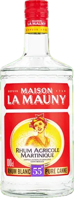 Bouteille de spiritueux : Blanc Agricole 55° de la marque Maison La Mauny