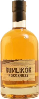 Bouteille de spiritueux : Rumlikör Kokosnuss de la marque Black Work Pirates