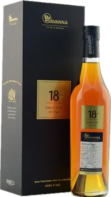 Bouteille de spiritueux : 18 ans d’âge Single Cask de la marque Savanna