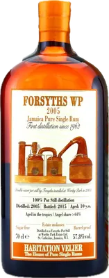 Bouteille de spiritueux : Forsyths WP de la marque Worthy Park