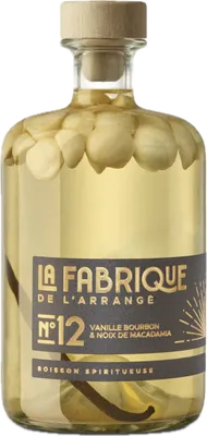 Bouteille de spiritueux : N°12 Vanille Bourbon & Noix de Macadamia de la marque La Fabrique de l’Arrangé