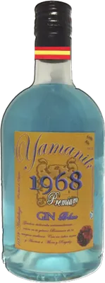 Bouteille de spiritueux : Blue de la marque Yamanik 1968