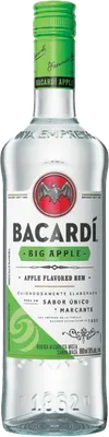 Bouteille de spiritueux : Big Apple de la marque Bacardi
