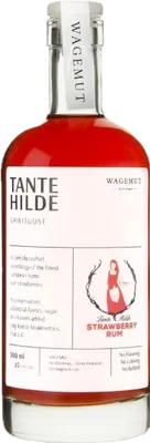 Bouteille de spiritueux : Strawberry Rum de la marque Tante Hilde