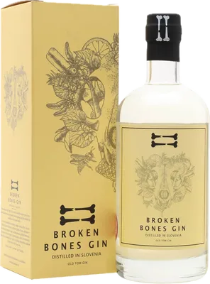 Bouteille de spiritueux : Old Tom Gin de la marque Broken Bones