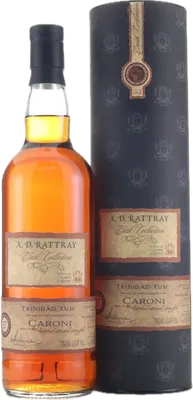 Bouteille de spiritueux : Cask Collection de la marque Caroni