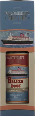 Bouteille de spiritueux : Belize 2005 de la marque Transcontinental Rum Line