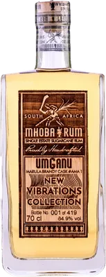 Bouteille de spiritueux : Umganu New Vibrations Collection de la marque Mhoba