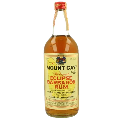 Bouteille de spiritueux : Eclipse Barbados Rum de la marque Mount Gay