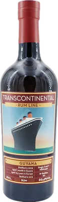 Bouteille de spiritueux : Guyana 2003 de la marque Transcontinental Rum Line
