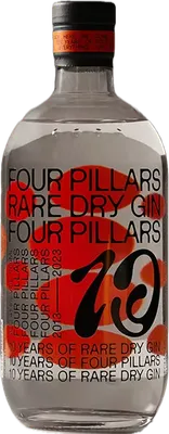 Bouteille de spiritueux : 10th Birthday Rare Dry Gin de la marque Four Pillars