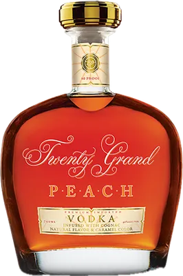 Bouteille de spiritueux : Peach de la marque Twenty Grand