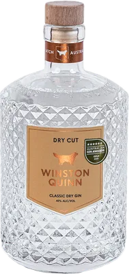 Bouteille de spiritueux : Dry Cut Classic Dry Gin de la marque Winston Quinn