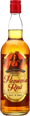 Bouteille de spiritueux : Overproof de la marque Panama Red