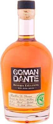 Bouteille de spiritueux : Reserva Exclusiva de la marque El Comandante