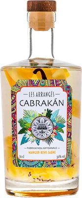 Bouteille de spiritueux : Mangue-Kiwi Jaune de la marque Cabrakán
