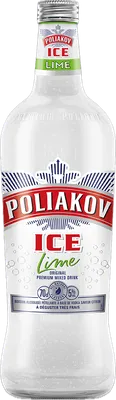 Bouteille de spiritueux : Ice Lime de la marque Poliakov