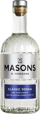 Bouteille de spiritueux : Classic Vodka de la marque Masons Of Yorkshire