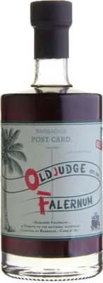 Bouteille de spiritueux : Falernum de la marque Old Judge