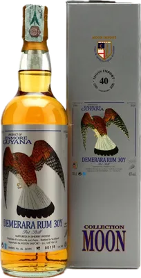 Bouteille de spiritueux : Demerara Rum de la marque Moon Import