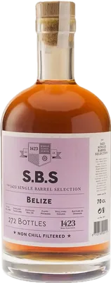 Bouteille de spiritueux : Belize de la marque S.B.S