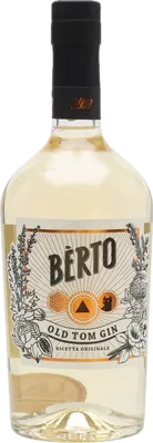 Bouteille de spiritueux : Berto Old Tom Gin de la marque Quaglia