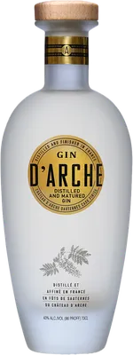 Bouteille de spiritueux : Gin DArche de la marque D'Arche Spirits