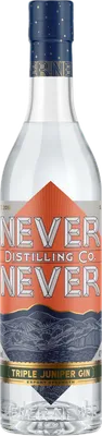 Bouteille de spiritueux : Triple Juniper Gin Export Strength de la marque Never Never 