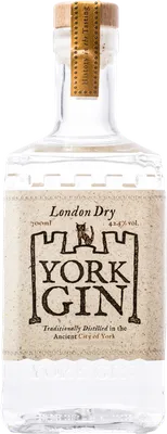 Bouteille de spiritueux : London Dry de la marque York Gin