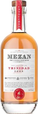 Bouteille de spiritueux : Trinidad 2003 de la marque Mezan
