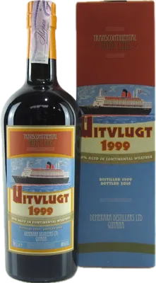 Bouteille de spiritueux : Uitvlugt 1999 de la marque Transcontinental Rum Line