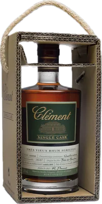 Bouteille de spiritueux : Single Cask Vanille Intense de la marque Clément