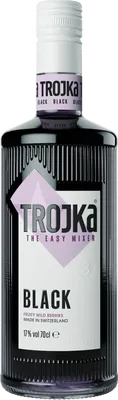 Bouteille de spiritueux : Black de la marque Trojka