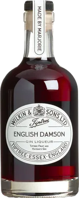 Bouteille de spiritueux : English Damson Gin Liqueur de la marque Tiptree
