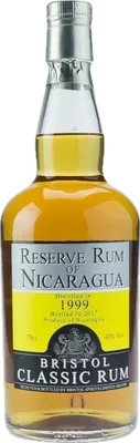 Bouteille de spiritueux : Reserve Rum of Nicaragua de la marque Bristol Classic Rum